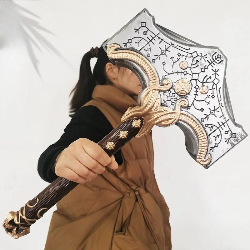 92см Топор Кратоса Катана Бог Войны 4 Косплей Реквизит Клинок Афины Левиафан Меч Хаоса Реальный Размер Японская Катана Самурайская Сабля Игрушка