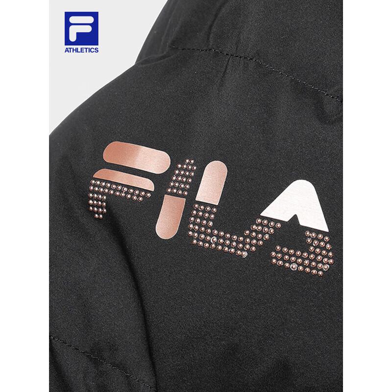 Fila Женская длинная парка с капюшоном, 90% гусиного пуха