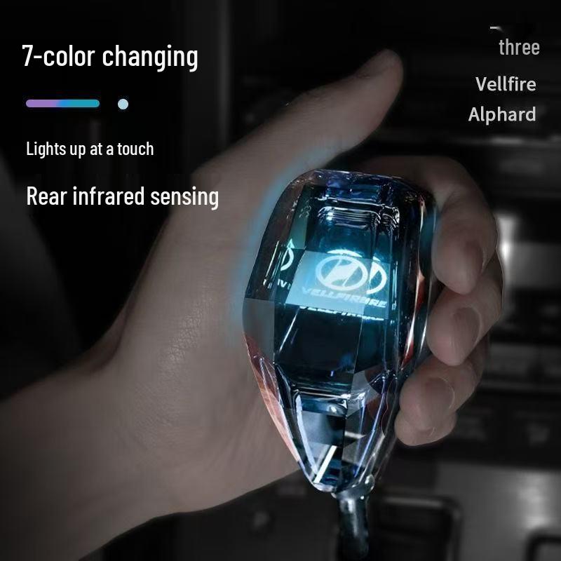 Хрустальная ручка переключения передач для Alphard Vellfire: Модифицированный рычаг переключения передач и ручка ручки переключения передач