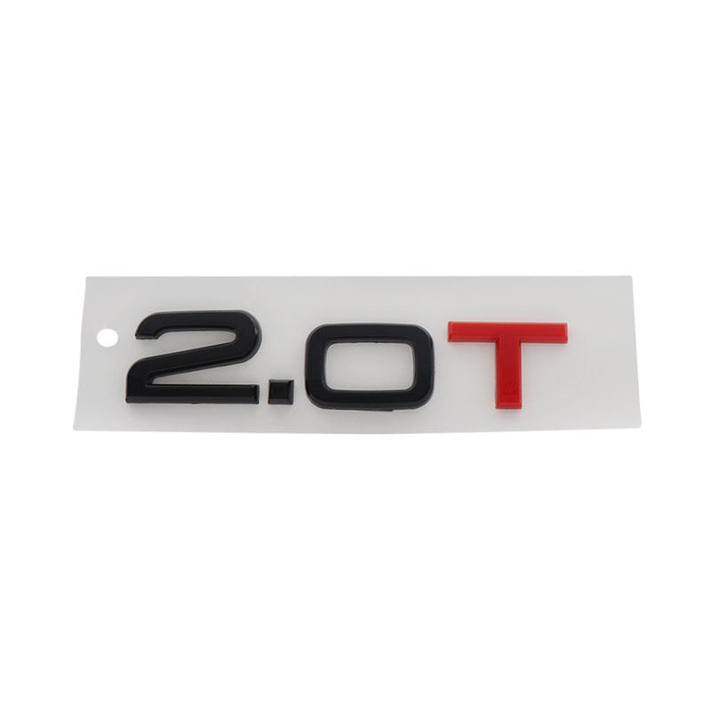 3D Премиум 2.0 T 2.0T 3.0 T 3.0T 1.9T Буквы для автомобиля Капот двигателя Крыло багажник Хвост Задняя наклейка Эмблема Значок Наклейка
