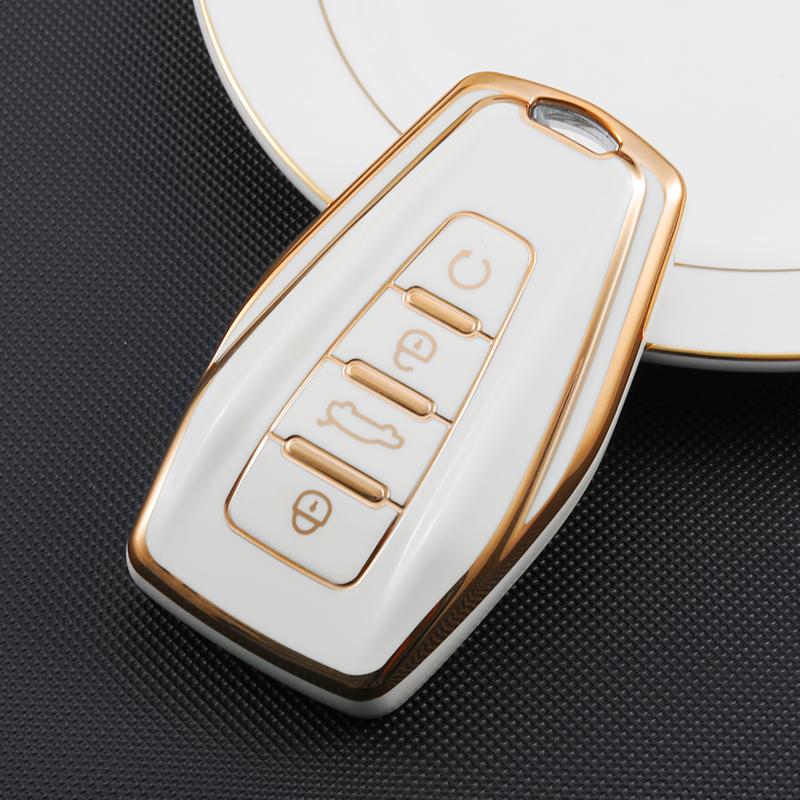 TPU Car Key Cover Case for Geely Emgrand Global Kulrey Hawk GX7 Okavango NL3 SUV GT GC9 Coolray X6 X7 EX7 Geometry C