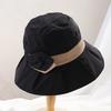 New spring and summer versatile age-reducing face small bucket hat foldable outdoor travel seaside leisure sun hat