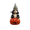 Halloween Ghostface Pumpkin Resin Dwarf Ornament Home Party Atmosphere Decoration Ornament