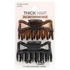 Effortless Beauty, Thick Hair Clips, 2 Pack