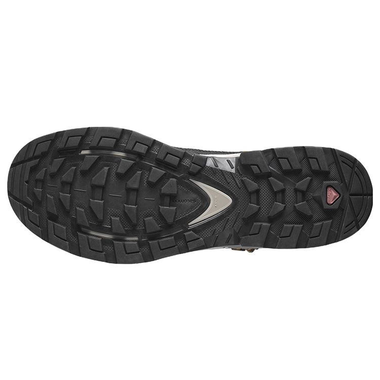 SALOMON X Ultra 4 Quest Element Gore-Tex Comfortable Durable High-Top Outdoor Functional Shoes Men Shoes Black Yellow 414573