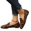 Fashion Leopard Print Shallow Casual Loafers Flats Slip-on Women's Shoes High Quality Round Toe Flat with Spring/autumn Sports Shoes