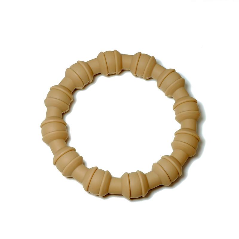 1/9pcs Baby Silicone Teether Children's Bracelet Baby Teething Stick Children's Oral Muscle Trainer Biteable Water Boiler