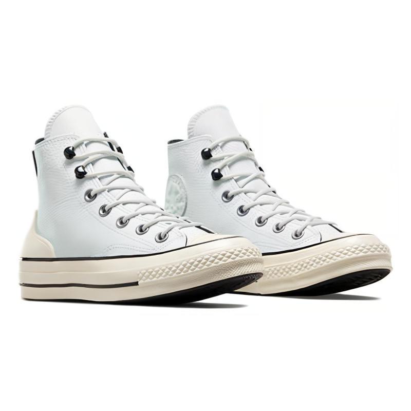 Converse Chuck 70 Кожаные Удобные Амортизирующие Износостойкие Высокие Кеды для Скейтборда Унисекс Серые