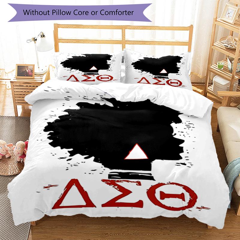 3pcs Kappa Alpha Psi logo pattern bedding set duvet cover set includes duvet cover &pillowcases, perfect all season bedroom decoration & gift
