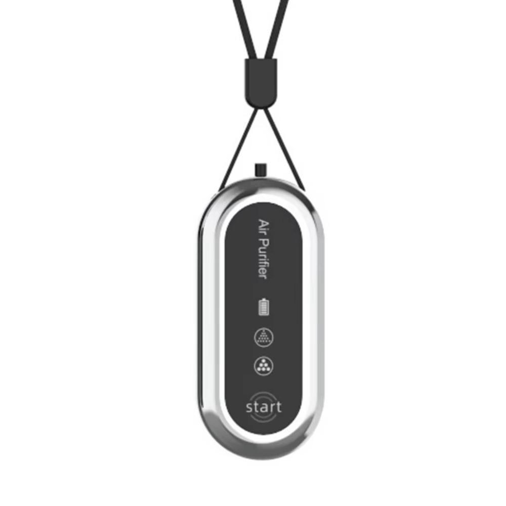 Мини Подвесной Очиститель Воздуха Нагрев Охлаждение USB Перезаряжаемый Освежитель Воздуха Носимый На шею Отрицательные Ионы Очистка Воздуха Машина