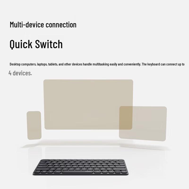 Rapoo E9000G Ultra-Thin Multi-Mode Wireless Keyboard