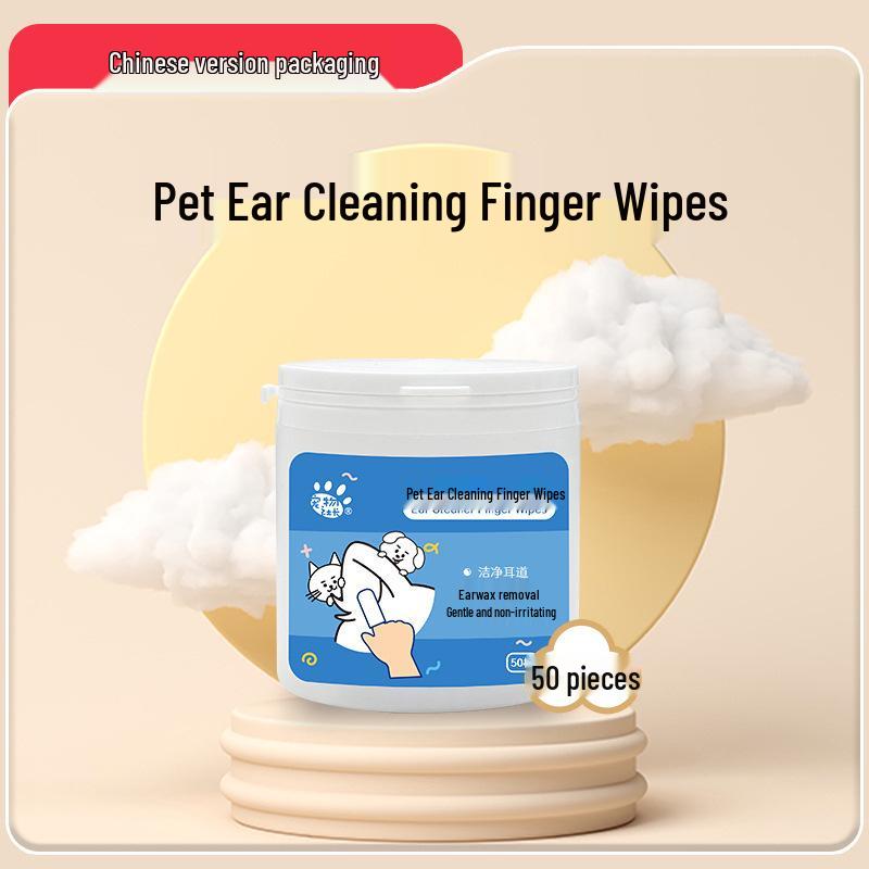 Pet Grooming Wipes Set: Ear, Teeth, Eye Care & Deodorizing Tissues for Cats and Dogs