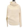Loro Piana FAI3311 100% cashmere asymmetrical knit tops 38 IvoryUsed