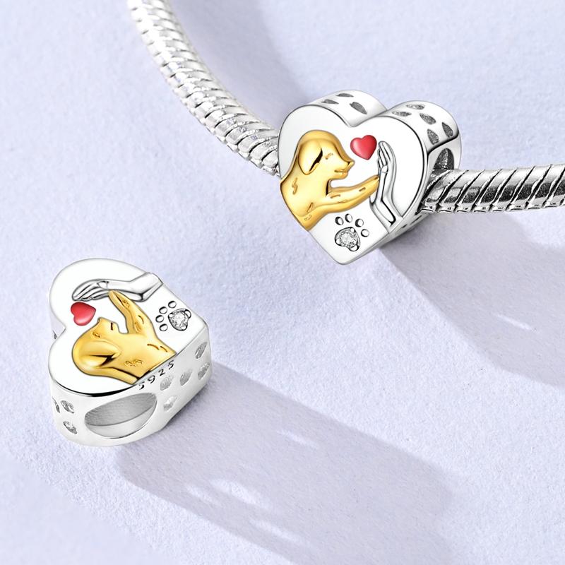 Golden Charms Bead 925 Silver Tree of Life Colorful Zirconium Elephant Fit Bangle Bracelet DIY Jewelry Gifts