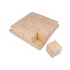 Wooden Tray and Cubes - ARTEMIO - 26.5x26.5x6.5 Cm - 16 Cubes - Customizable - Mixed