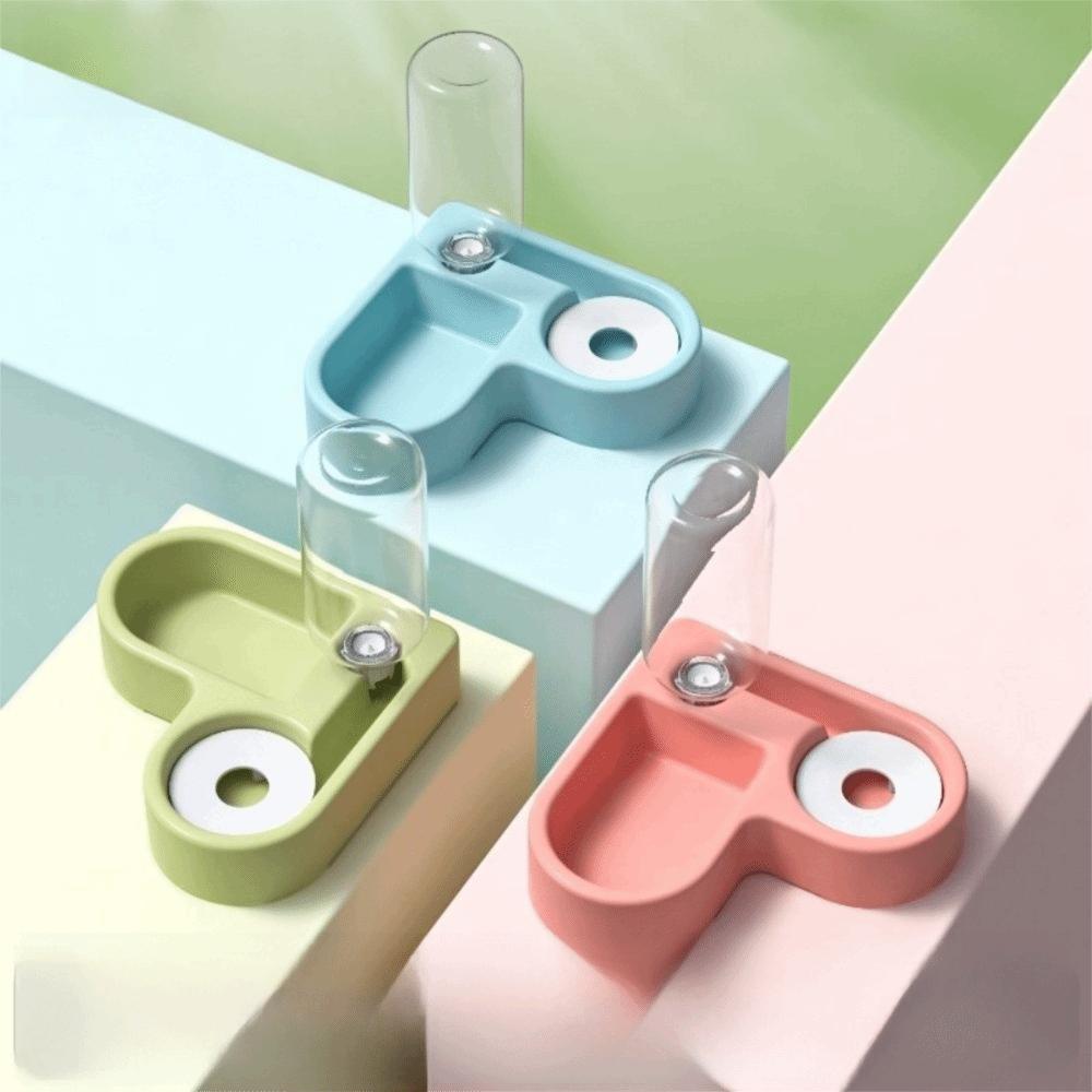 Moisture-proof Automatic Water Bowl Feeder Dual-use Corner Pet Food Dish Drinking And Feeding