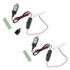 Кабель питания от USB для батарейки AA, Замена батарейки LR6 AA 3V, Многоразовая батарейка