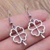 Plant Four-Leaf Clover Cactus Drop & Dangle Earring Men Jewellery Mother's Day Cute Cheap Cute Stuff
