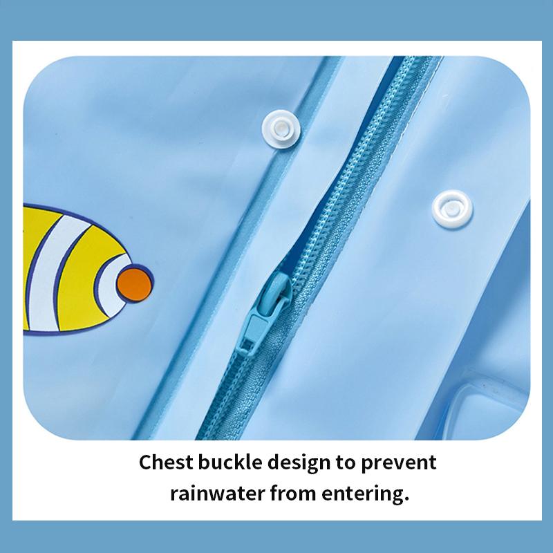 Детские дождевики с рисунком для девочек и мальчиков, дождевик из ЭВА, детский дождевик, водонепроницаемые дождевики с капюшоном для детского сада, цельный дождевик