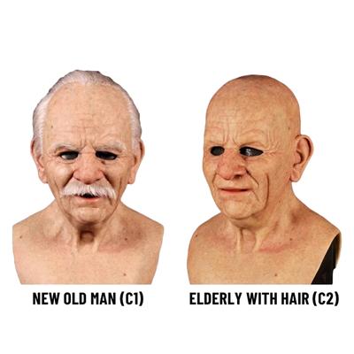 Маска для пожилой женщины, мужчины, морщинистая, полная, для головы, маска для дедушки/бабушки, маска для лица, дьявол, новинки, принадлежности для вечеринки в честь Хэллоуина, реквизит для косплея