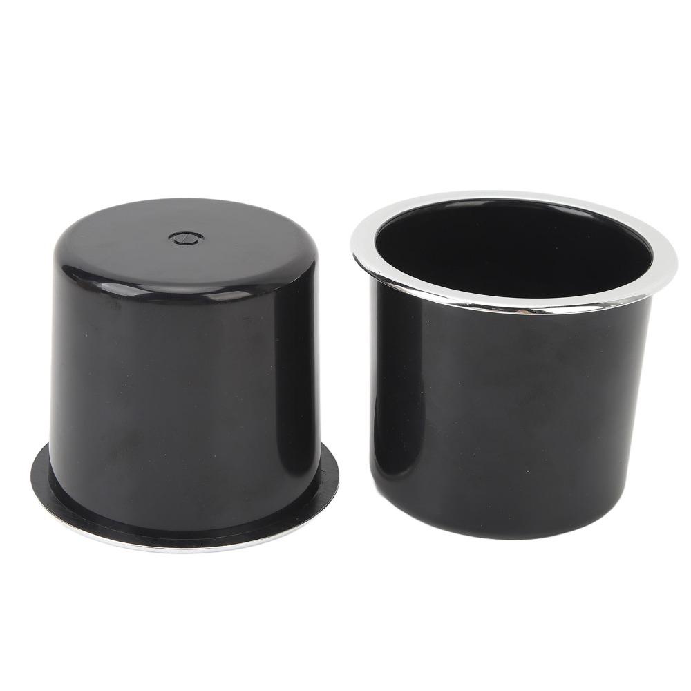 2 Pcs with Silver-plated Edges Drink Holder 73mm Can Holder Easy Installation Cup Holder  Boat