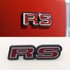 3D Red Crystal Logo RS Emblem Car Front Grill Badge Rear Trunk Sticker For Honda Civic Fit City Accord RAV4 CRV Jazz Accessories ajv256