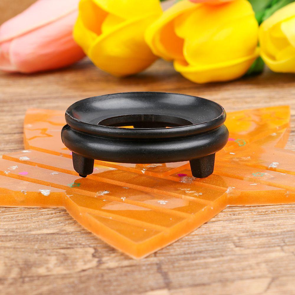 Home Decoration Walnut Pedestal Stand Ostrich Egg Tray Sculpture Crafts Crystal Ball Display Base