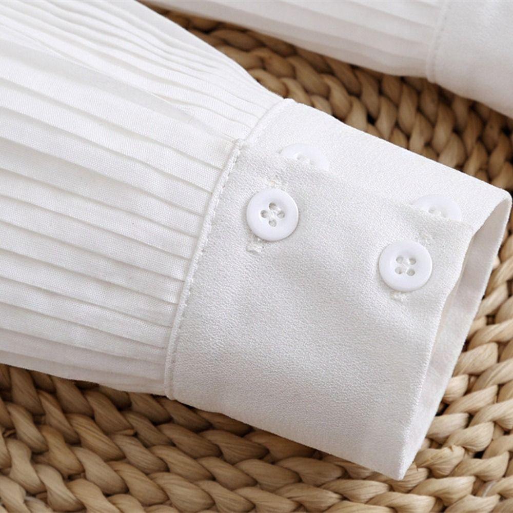 Detachable Cuffs Fake Cuffs Ruffles Fake Flared Sleeves Hand Wrist Cuffs Blouse Wrist Warmers