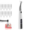 Dental Implant Motor Electric Wireless Torque Driver Implant Torque Wrench with 16pcs Screwdrivers Contra Angle Motor