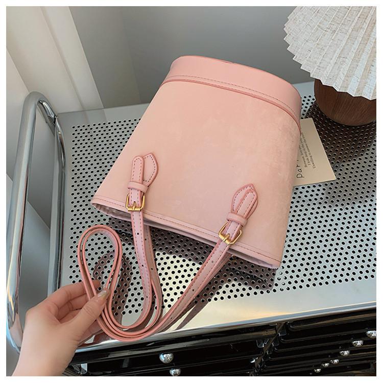 2024 Новая Мода Ретро Сумка-Ведро Подмышечная Уличный Трендовый Средней Вместимости Цветоблокировка Сумка-Тоут Плечевая Сумка