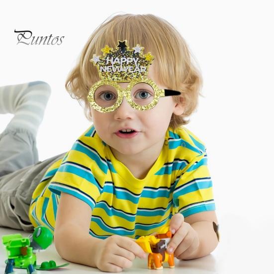 2024 новогодние украшения для вечеринки, очки, реквизит для фотографий, черные и золотые тематические рамки, оправы для очков с новым годом