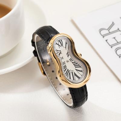 Новая мода y2k Креативные мужские женские мягкие тающие часы Роскошный уличный стиль Необычная форма циферблата Уникальный дизайн Кварцевые часы Reloj