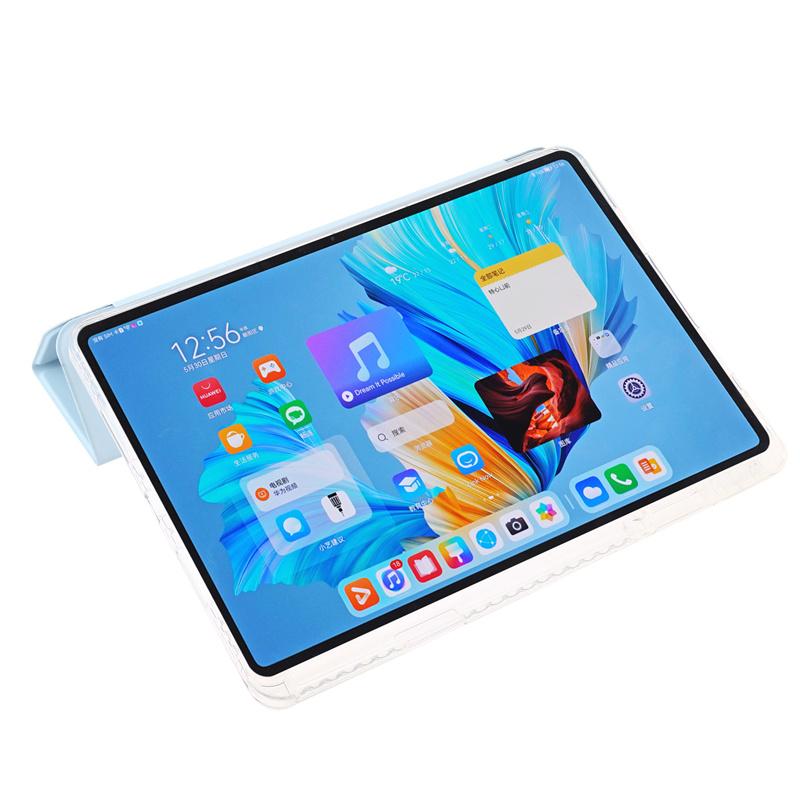 Роскошный прозрачный кожаный чехол-книжка для планшета Huawei MatePad 11.5 S 11.5S с держателем для ручки, акриловый прозрачный чехол для планшета, противоударный защитный чехол