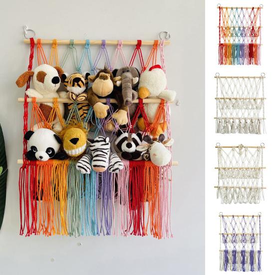 Мягкая игрушка-сапог, настенный органайзер, сетка-гамак, 2 слоя, простой дизайн