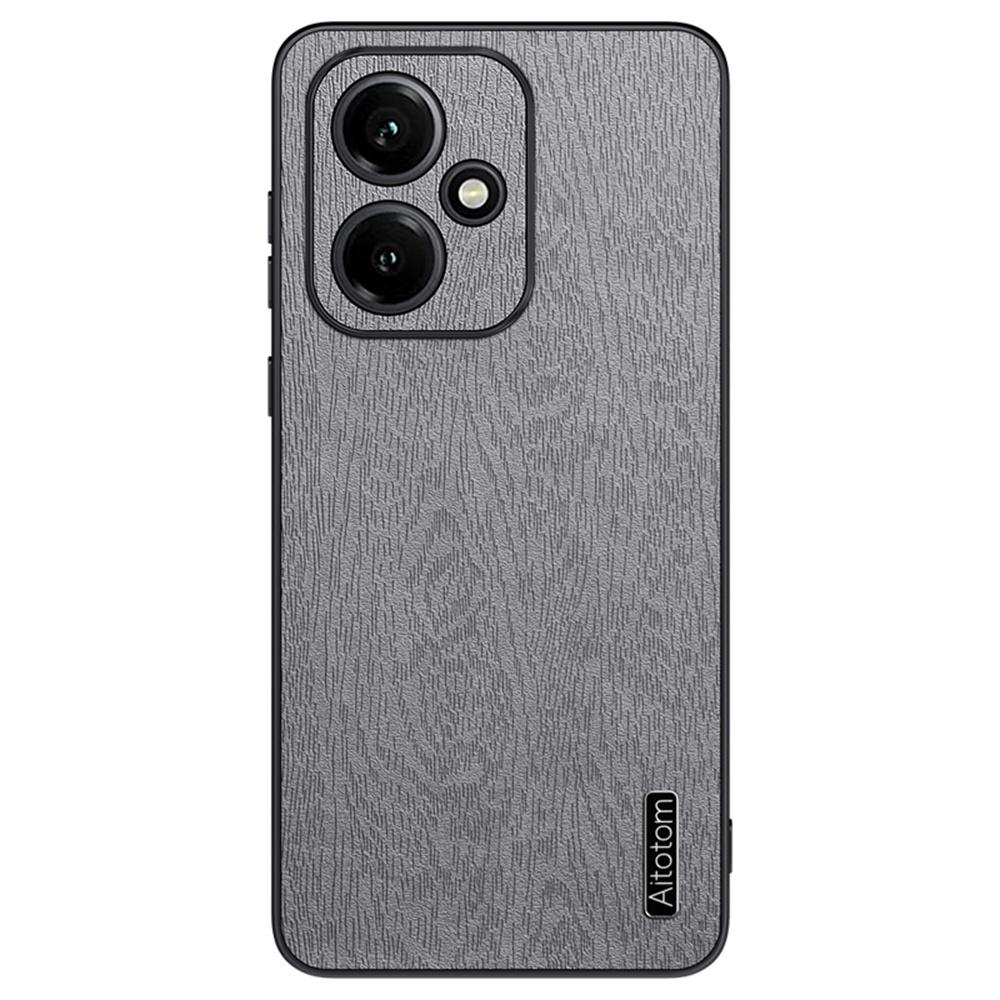 Для Honor 400 5G (Глобальный) Чехол Текстура дерева Покрытый ПУ кожей ПК ТПУ Чехол для телефона