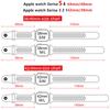Силиконовый ремешок для Apple Watch ремешок 44 мм/40 мм iWatch ремешок 42 мм/38 мм дышащий спортивный браслет-ремешок для часов Apple watch 5 4 3 2