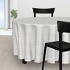 Round Stain-resistant Tablecloth, Diameter 180 Cm, GALAXY White, By Soleil D'ocre