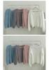 V-neck Loose Knit Sweater for Women - Imitation Mink Velvet, Solid Color, Autumn/Winter