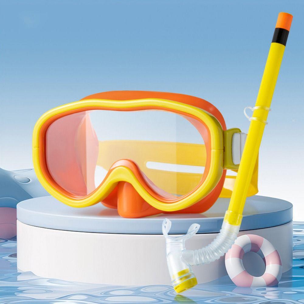 Waterproof Kid Snorkel Set Eyewear Children Surfing Glasses Kids Snorkeling Goggles  Beach