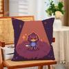 Game Frisk UUndertale Funny Pillow Case Antidustmite Pillowcase Invisible Zipper Silky Short Plush Sofa Cushion Cover
