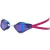 Mizuno GX SONIC EYE Swim Curved Lens Navy with Purple Unisex Glasses, J-Shaped (Racing Type), N3JEC691, Mirror,