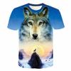 Летняя модная мужская футболка с 3D охотничьей собакой в ​​стиле Харадзюку, детская рубашка с круглым вырезом и животным