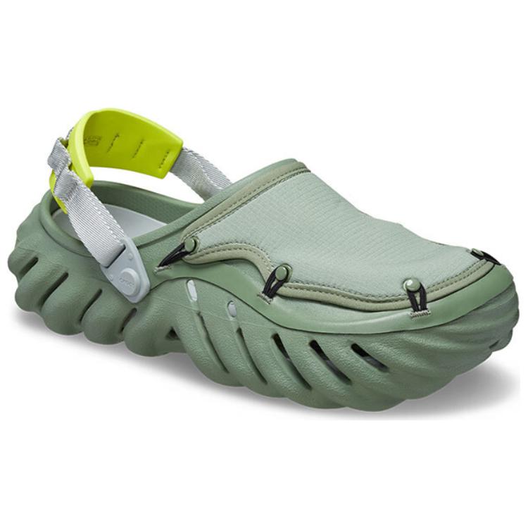 Crocs Кроссовки Echo Ripstop Clog Moss Unisex, зеленые, многоцветные 210334-3WP