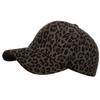 Hat Leopard Print Brim Cap Stylish Autumn Adult Beige CAP352 [Buzz Selection] Men's Women's (Brown)