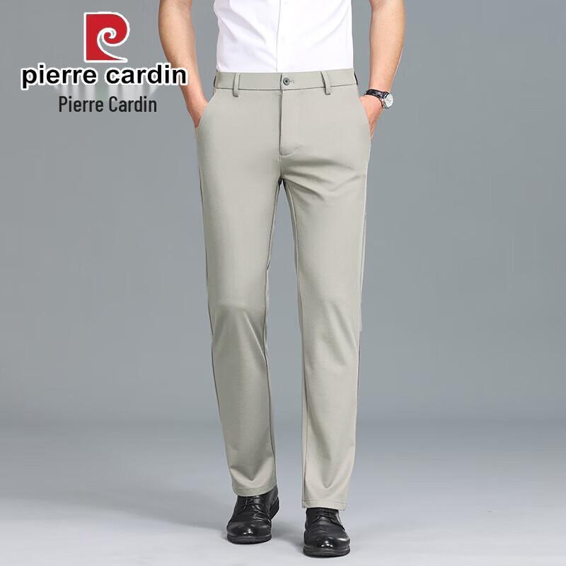 Pierre Cardin Men's Spring/Summer Straight Fit Business Casual Trousers