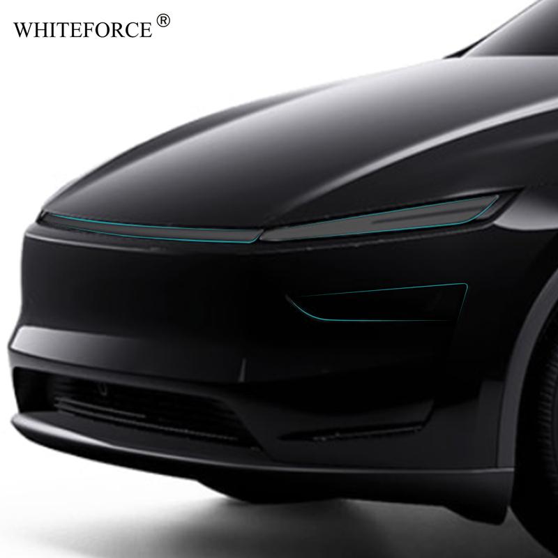 Для Tesla Model Y Juniper 2025 Черненые защитные пленки для фар и задних фонарей из ТПУ Новая модель Y Черный Цветные пленки для ламп
