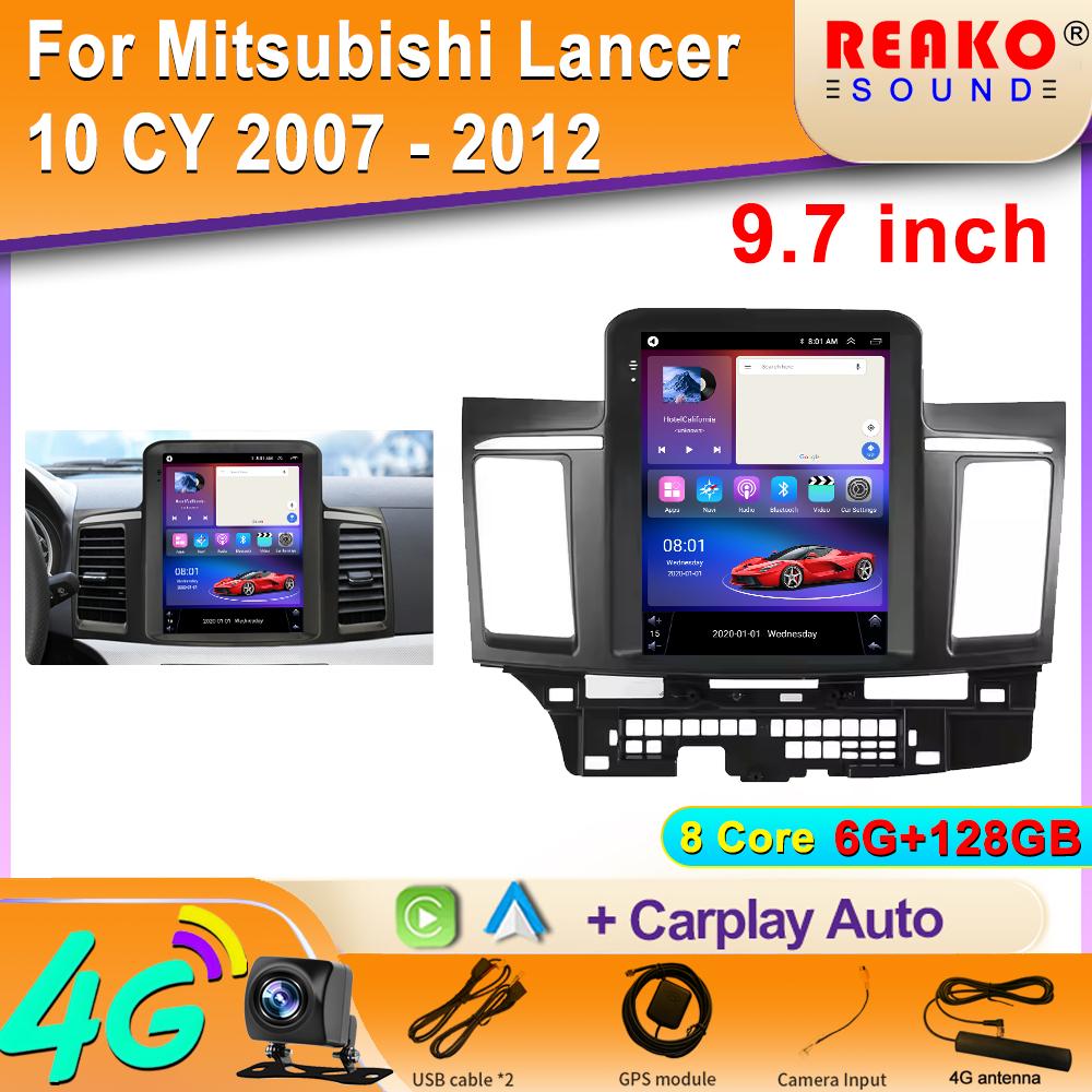 Для Carplay android auto Для Mitsubishi lancer 2007-2020 Car Android 2 Din Радио Мультимедиа Видео Плеер Авто Стерео