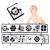 Black and White High Contrast Baby Soft Book Baby Sensory Toys Three Dimensional Early Education