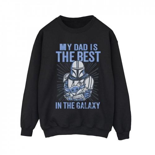 Star Wars Womens/Ladies Mandalorian Best Dad Sweatshirt