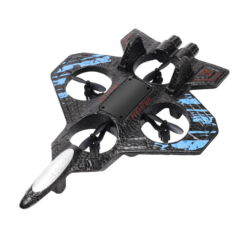 1 Set Electric Foam Glider Stunt Tumbling Uav Hovering Helicopter Aircraft Model 2.4G Remote Control Fighter With Led Lights